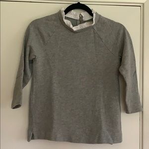 Girls Crewcuts ruffle collar sweatshirt. Size 12.